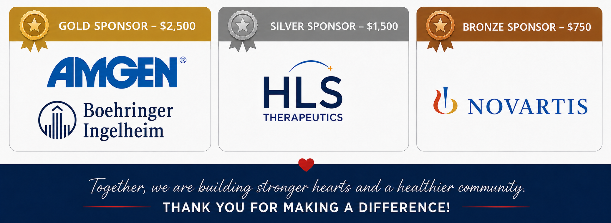 Image showing some of our sponsors